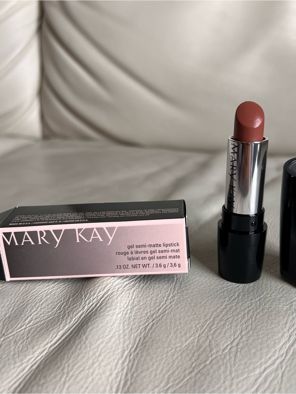 Mary Kay Gel Semi-Matte Lipstick Rich Truffle Made in USA RARE